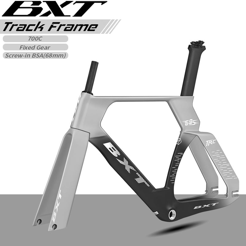 BXT New Carbon Track Frame model-695 Racing Tracking bike Frameset Fixed Gear bike frame Single speed