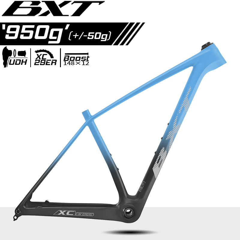 BXT New T1000 Carbon Mountain Bike Frame UDH Hanger Boost Full Internal Routing 29er MTB Carbon Frame