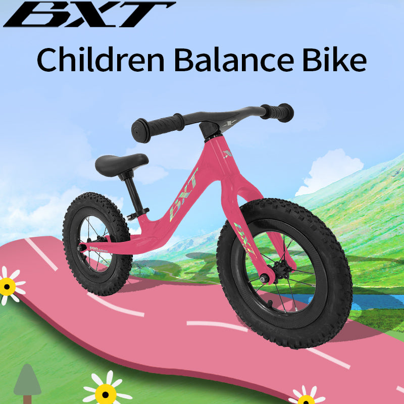 BXT Carbon Fiber Balance Bike for Toddlers Age 2-6 Years Ultra-light Kids Balance Beginner Kids