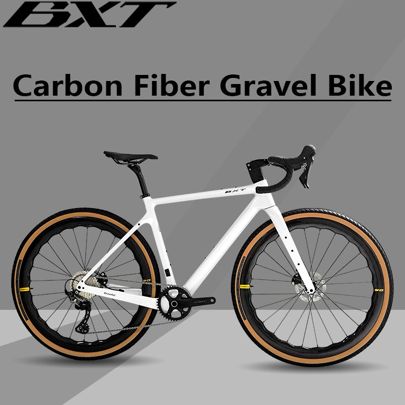 BXT Carbon Gravel Bike Hydraulic Disc Bike with SHIMANO GRX-600 1*11S 700X40C