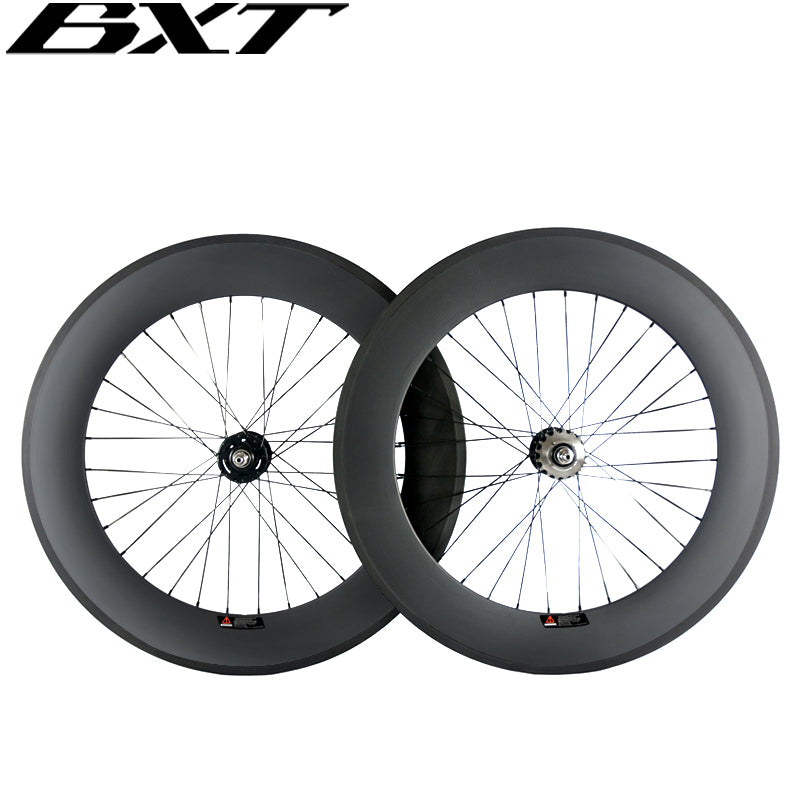 BXT Carbon Road Bike Wheels 700C Track bike Gravel Bike TT Bike Triathlon Bike Disc Brake Wheels High quality/Black Matte