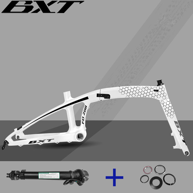 BXT Carbon Folding Bike Frame+Fork 20er Folding Bike Frame 406 or Road 451 Tires