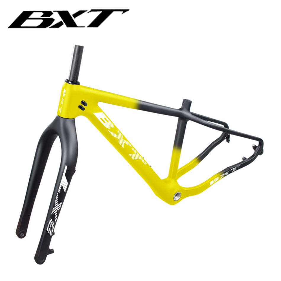 BXT Carbon Snow Fat Bike Frame 26er Snowbiking Disc Brake Sandy Beach Bicycle Frame