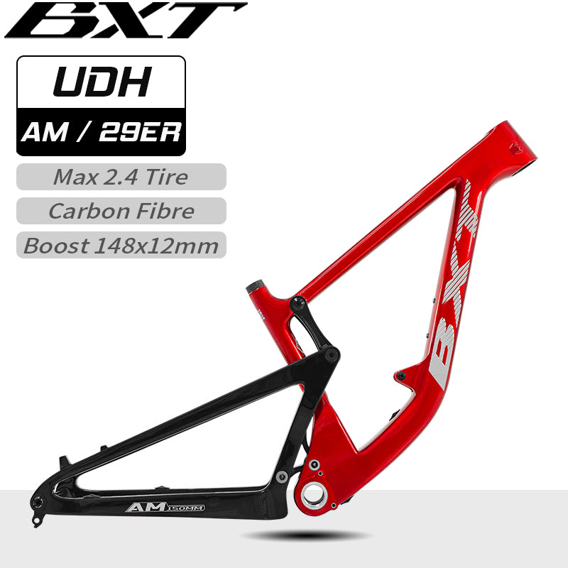 BXT All Mountain Full Suspension Carbon VPP MTB Frame Boost UDH 29er AM