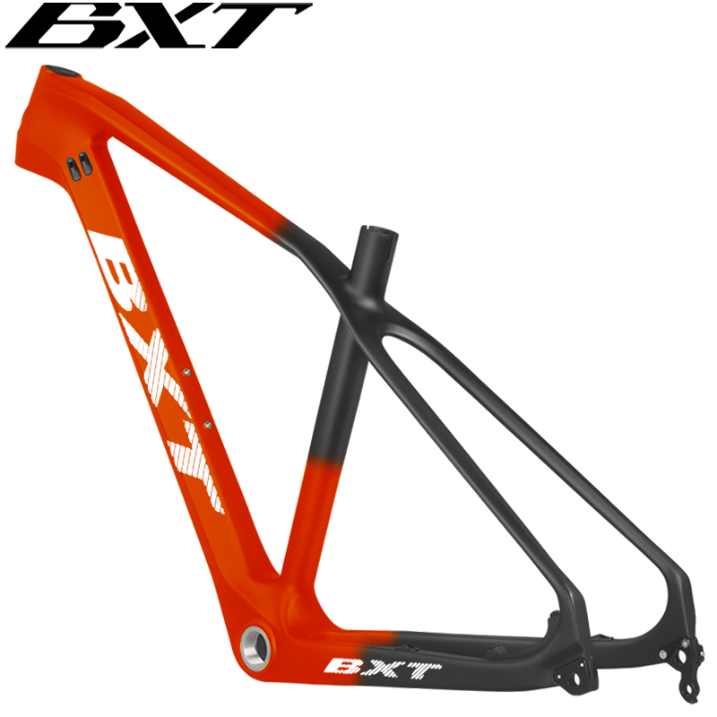 BXT MTB Frame 27.5er Full Carbon Mountain Bike Thru-axle + Quick-release Bicycle Frame