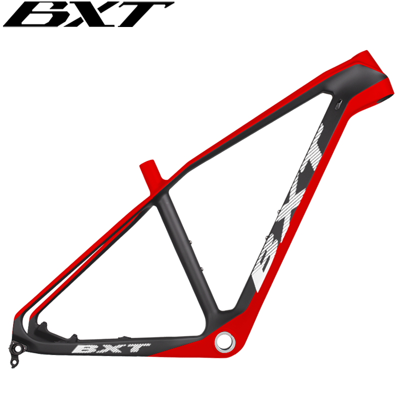 BXT MTB Frame 27.5er Full Carbon Mountain Bike Thru-axle + Quick-release Bicycle Frame