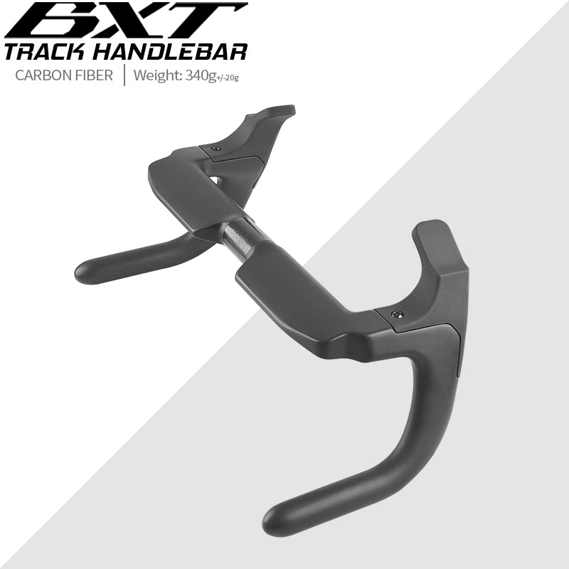 BXT Carbon Track Handlebars 31.8MM*300/325/350MM Races Bars Bicycle Parts Ultra Light