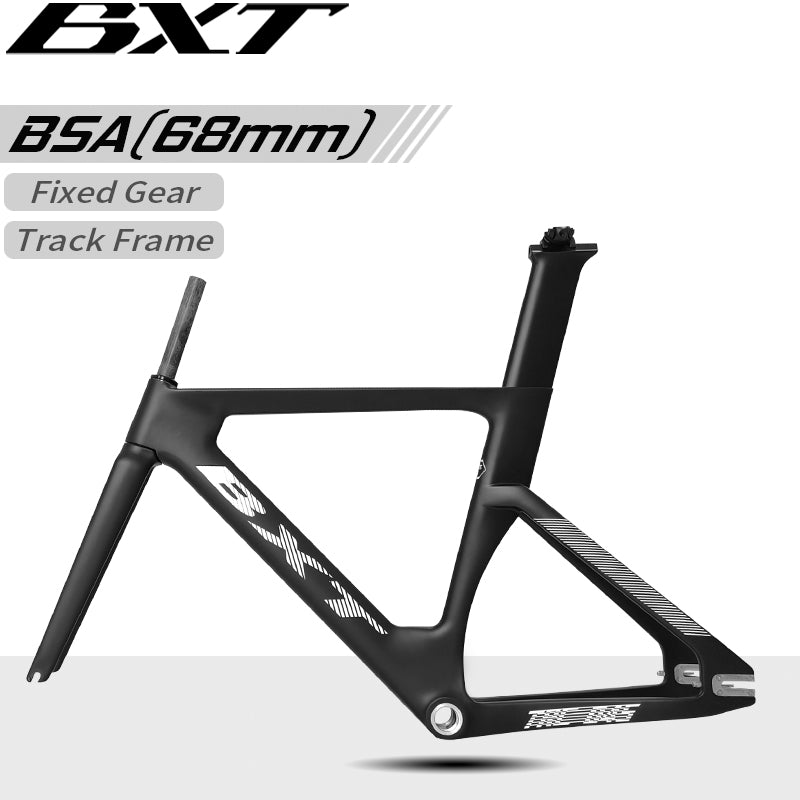 BXT-045 Track Frame Full Carbon Aero Single Speed Frame Fixed Gear 700*28C