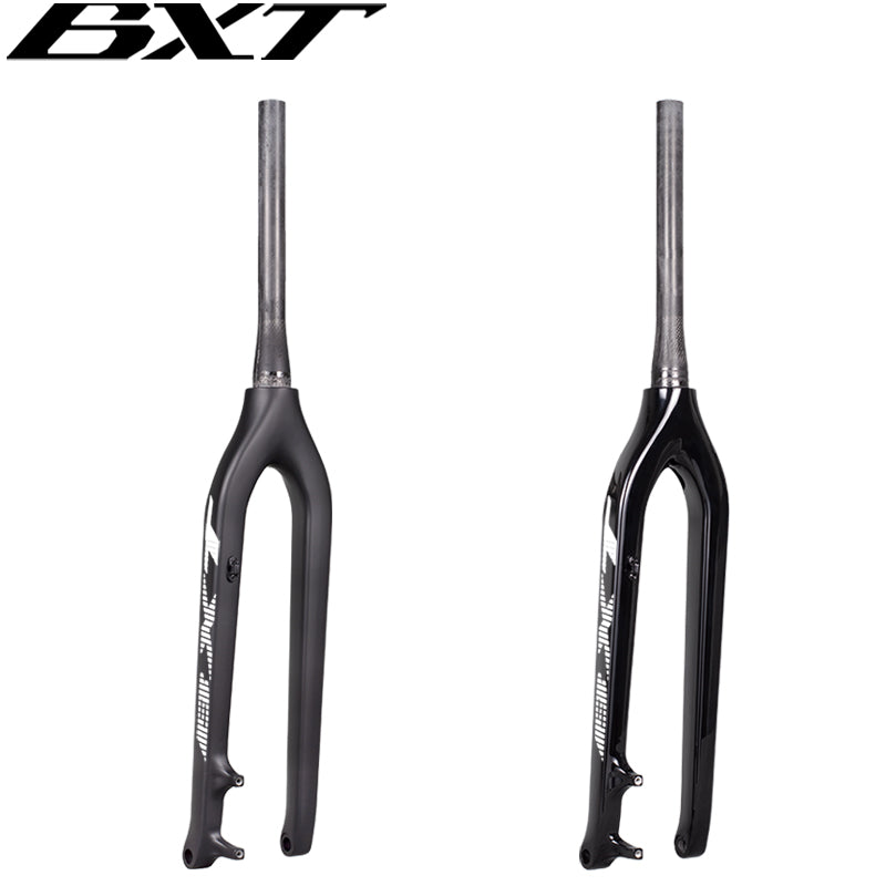 BXT 29er Carbon MTB Fork 100*15mm Thru Axle Bicycle Mountain Fork Disc 160mm
