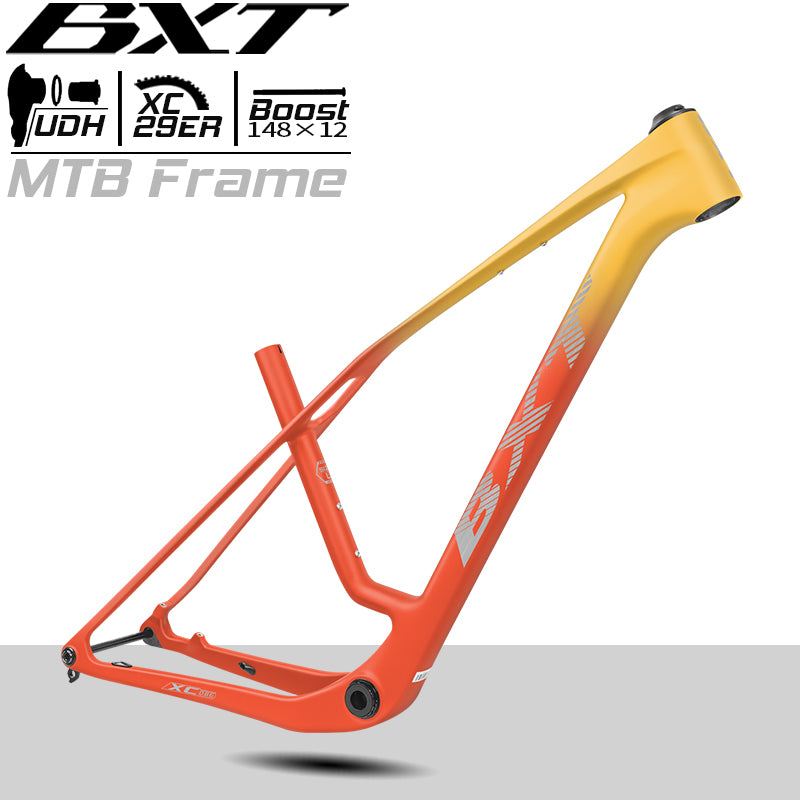 BXT-MTB-086 Carbon Fiber Mountain Bike Frame UDH Hanger Full Internal Routing 29er