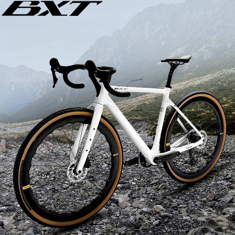 BXT Carbon Gravel Bike Hydraulic Disc Bike with SHIMANO 7170 Di2 2*12s 700X40C