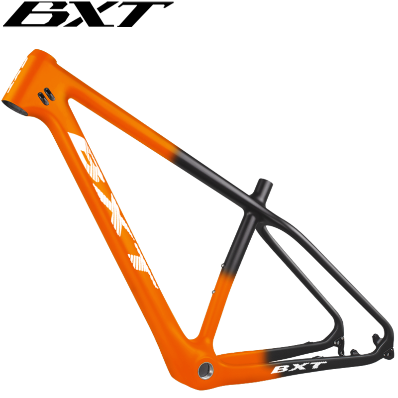 BXT Full Carbon Fat Bike Frame 26er Quick Release+Thru Axle Snow bicycle hard tail Frame