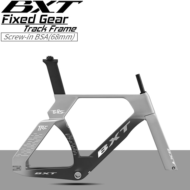 BXT New Carbon Track Frame model-695 Racing Tracking bike Frameset Fixed Gear bike frame Single speed