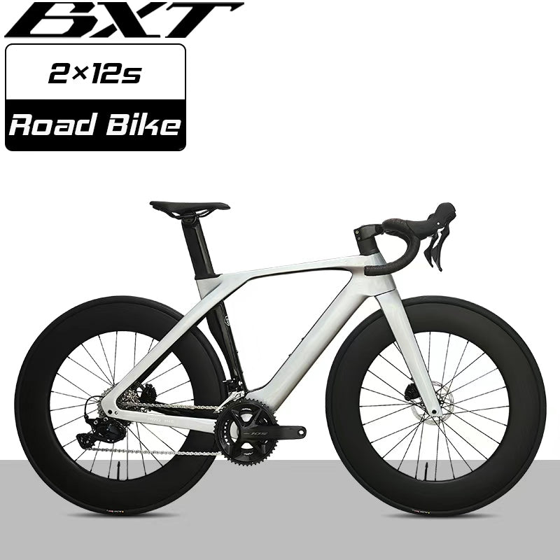BXT Full Carbon Road Bike Shimano UT R8170 DI2 Road Complete Bike