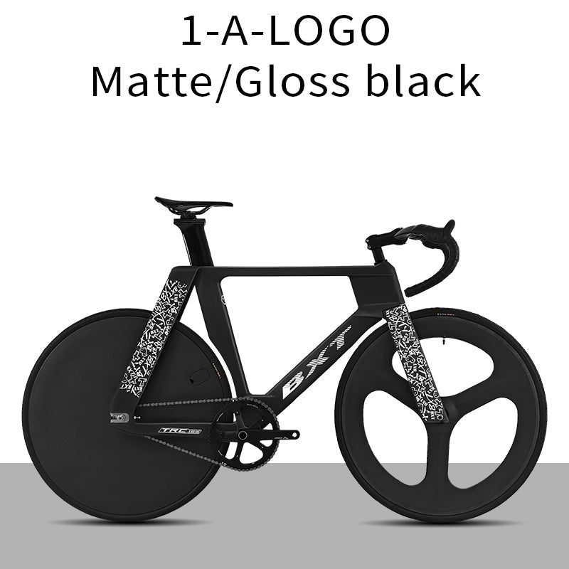 BXT-TRC-195 Track Complete Bike Carbon Fixed Gear Bicycle Single Chainring Track Bike Time Trial